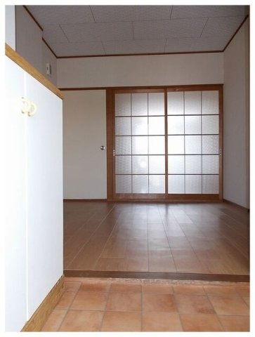 エルディム髙田の玄関