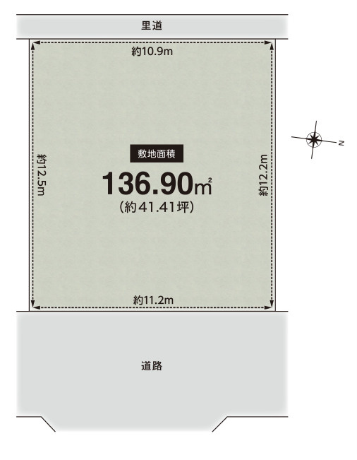 箕面市稲２丁目　土地