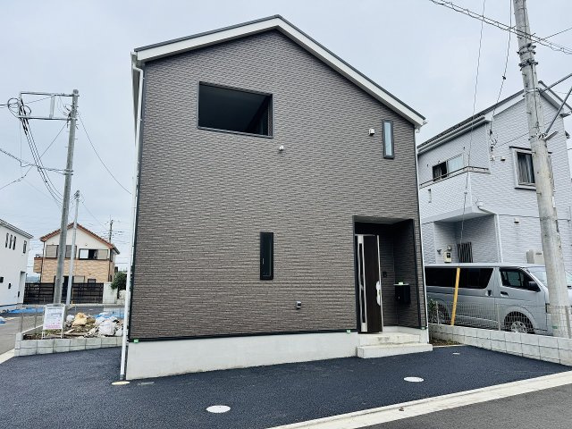 八王子市　宮下町　新築一戸建て　５期の外観|～太陽光発電設備が標準搭載・省エネ性能認定　2台駐車可能　小中学校徒歩5分～