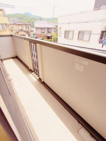 Green court A棟のバルコニー