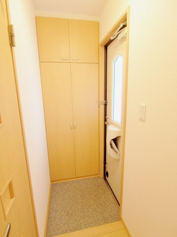 Green court A棟の玄関