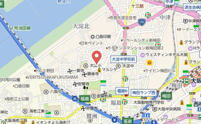 【地図】 | ラヴィータ西梅田