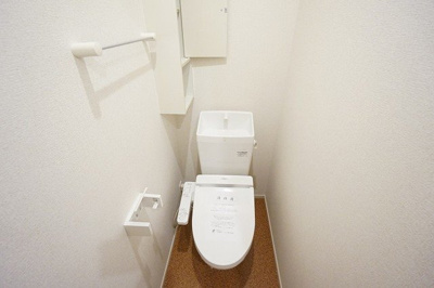 【トイレ】 | エクセレント本城Ｂ | 落ち着いたトイレです