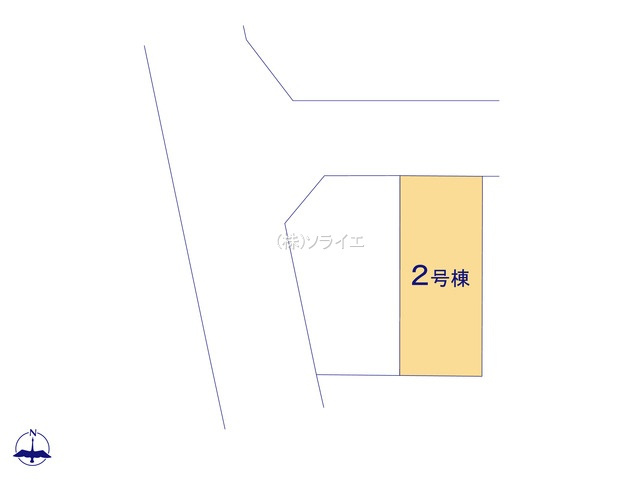 川越市かすみ野第二全2棟　新築戸建　リーブルガーデンの区画図