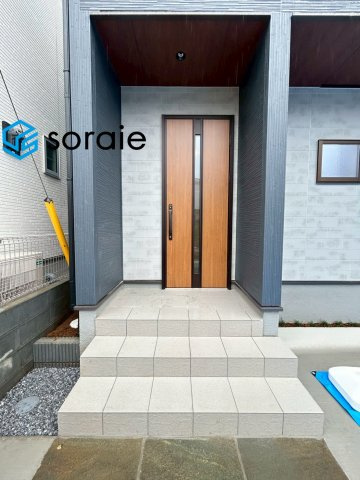 川越市かすみ野第二全2棟　新築戸建　リーブルガーデンの玄関|6/25　撮影