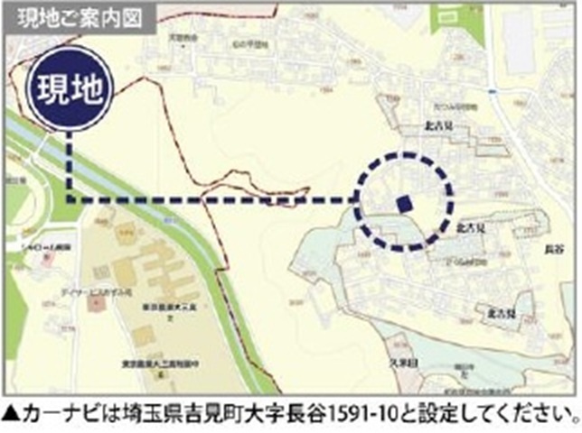 中古戸建　吉見町長谷1591-10の地図
