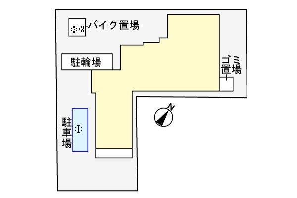 プリムローズ　アカバネの駐車場