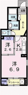 【間取り】 | バーミィ　ガーデンⅠ