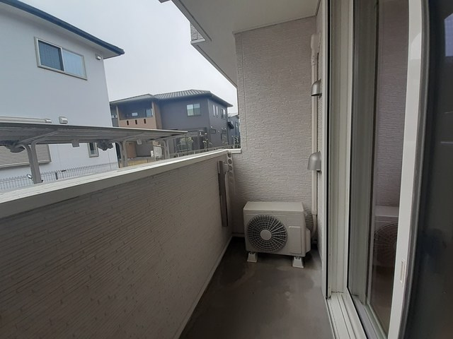 アブニール篠山のバルコニー