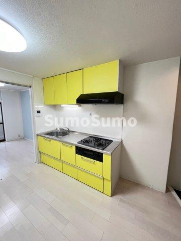 芦屋第一コーポラスのキッチン|きれいなキッチンです