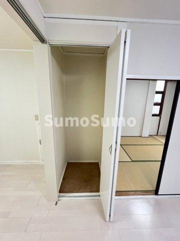 芦屋第一コーポラスの収納|収納のためのスペースです
