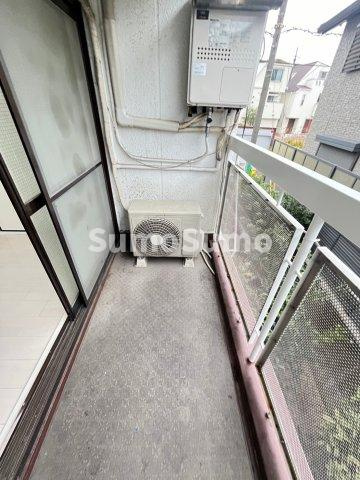 芦屋第一コーポラスのバルコニー|広々としたバルコニーです