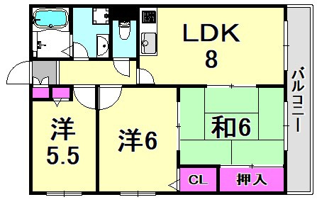 アートフェリスの間取り