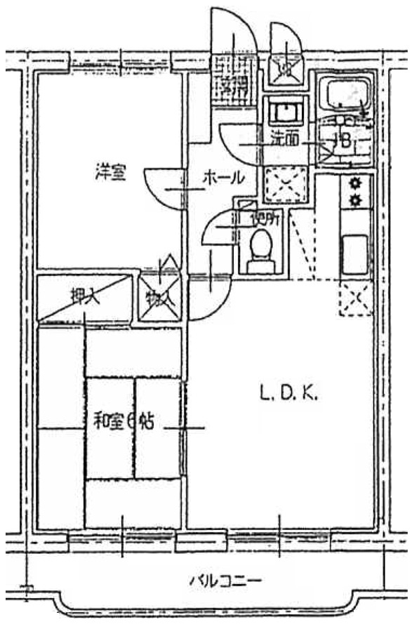 エマーレ北越谷の間取り