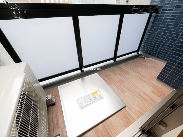 プレサンス天満橋トラッドのバルコニー|広々としたバルコニーです