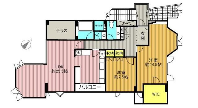 メゾン有禧の間取り