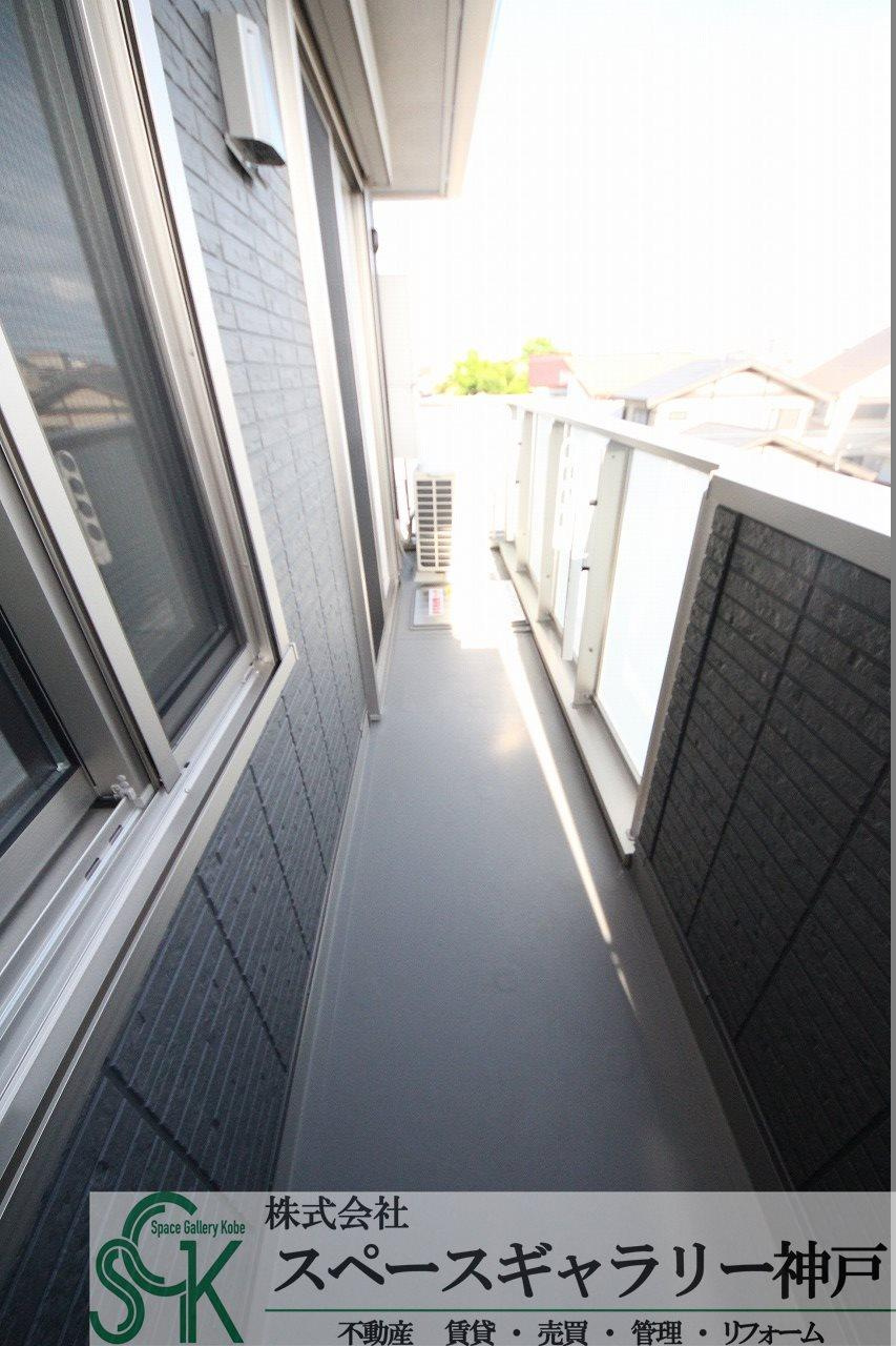 D-room上ノ丸のバルコニー|※お部屋により仕様が異なる場合がございます※