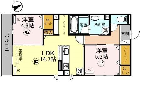 D-room上ノ丸の間取り|※間取りが現況と異なる場合は現況を優先します※
