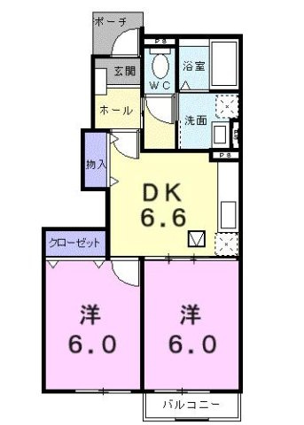【間取り】 | ロックガーデン　Ｃ