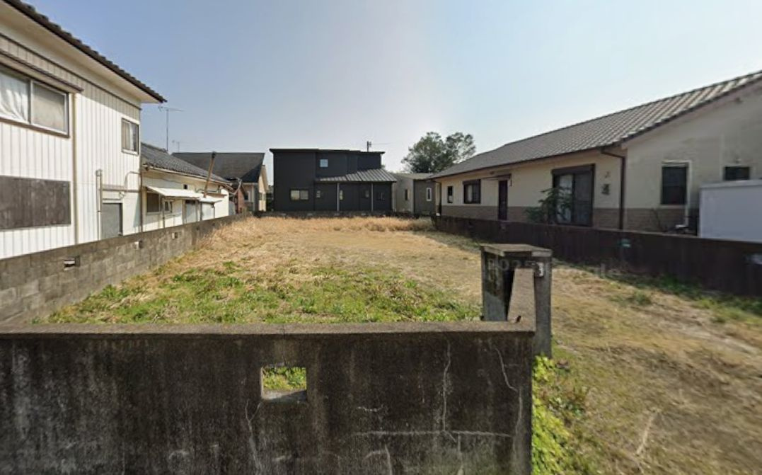 都城市蓑原町の売地の外観