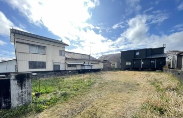都城市蓑原町の売地の外観