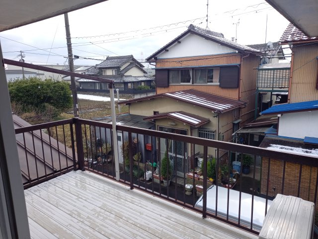岐南町伏屋のバルコニー