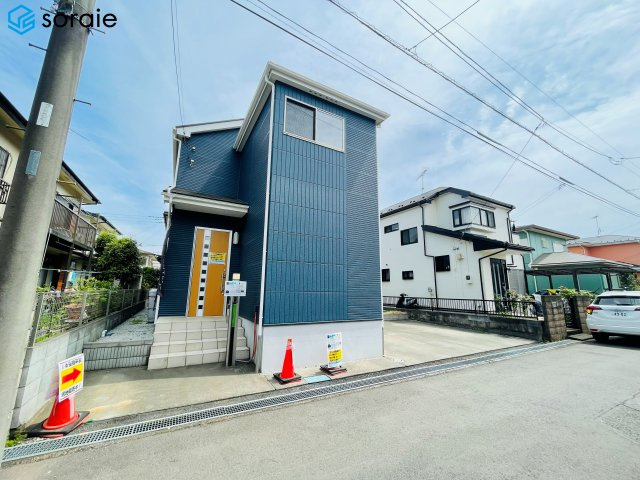 所沢市下富　中古戸建の前面道路含む現地写真|4/13撮影