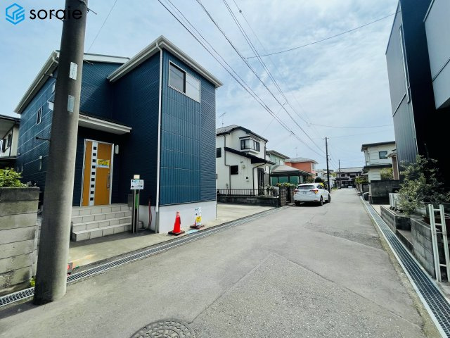 所沢市下富　中古戸建の前面道路含む現地写真|4/13撮影