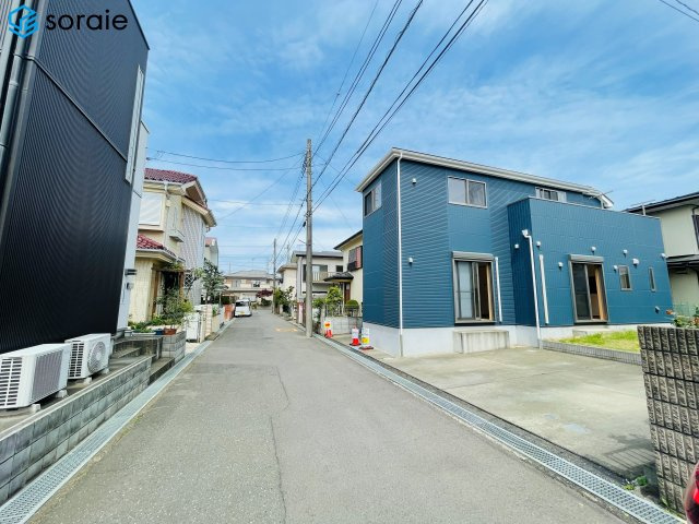所沢市下富　中古戸建の前面道路含む現地写真|4/13撮影