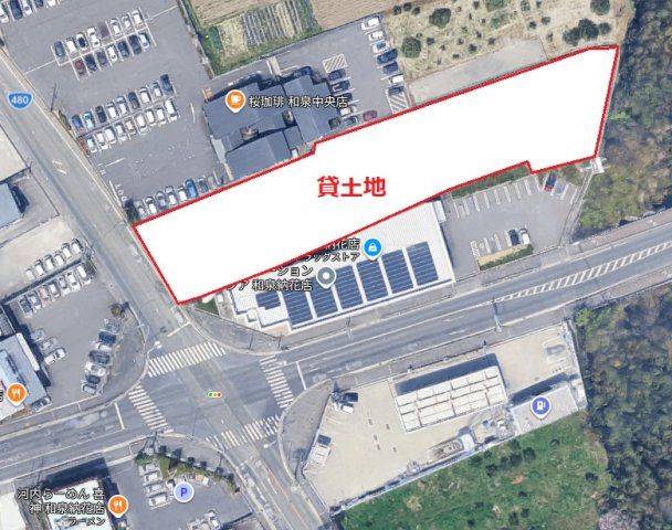【間取り】 | 和泉市平井町貸土地