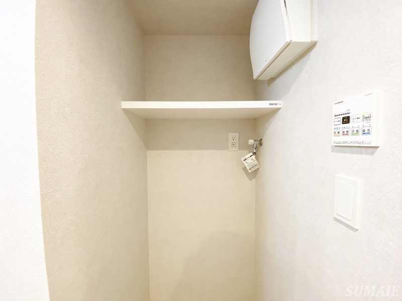 Alivis東十条の収納|洗濯機上収納です☆