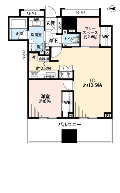 アトラスブランズタワー三河島の間取り