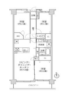 【間取り】 | コスモ戸田公園アーバンステージ