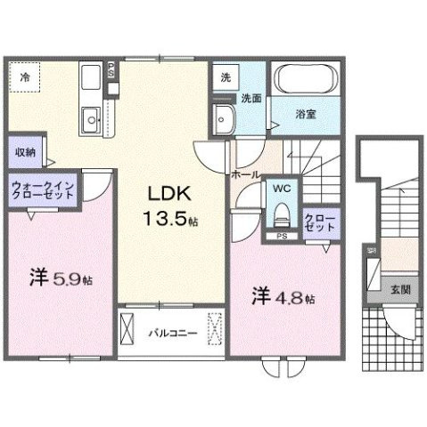 グラン　ヴェールの間取り