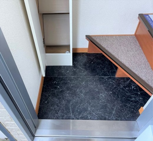 レオパレスティエラⅡの玄関