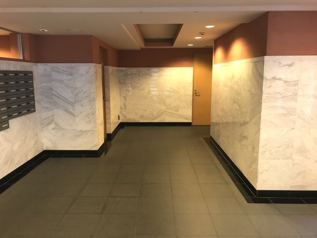 葛飾区東新小岩３丁目の賃貸マンションのロビー
