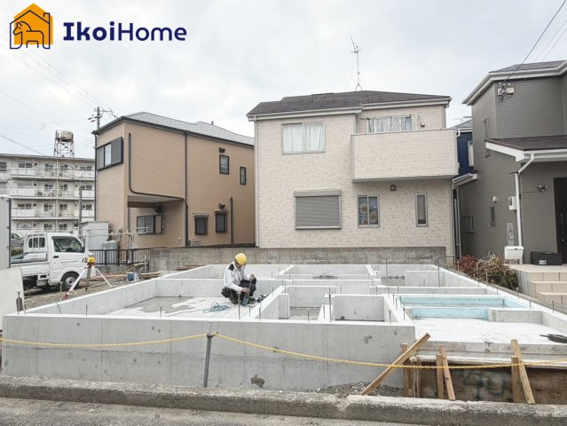 明石市魚住町西岡　全1棟　新築戸建の外観|新築建売１棟限定！陽当たり良好♪人気の角地で開放的♪魚住駅徒歩15分で通勤通学便利！