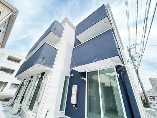 藤沢市円行のアパートの外観|2025年新築アパート♪
