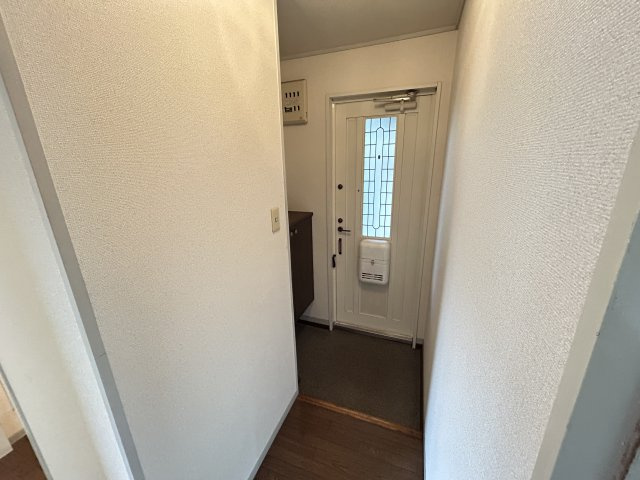 グリーンパークSANO A棟の玄関