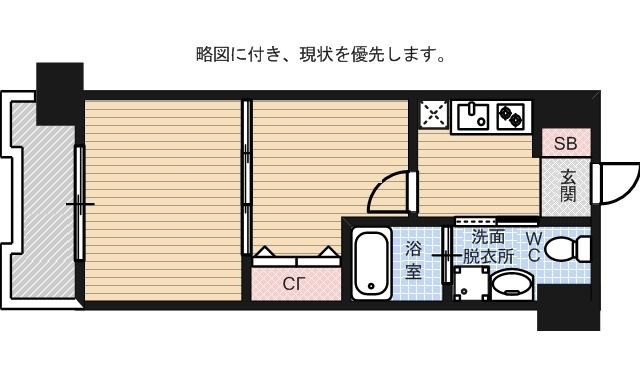 アイセレブ薬院の間取り