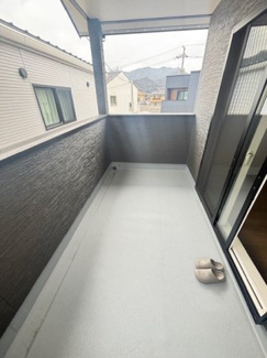 【バルコニー】 | 廿日市市大野1丁目（JR大野浦駅）全2区画　No１ | インナーバルコニー♪