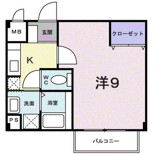 スカイハイツの間取り