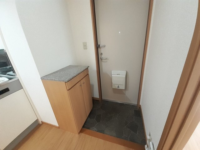 スカイハイツの玄関