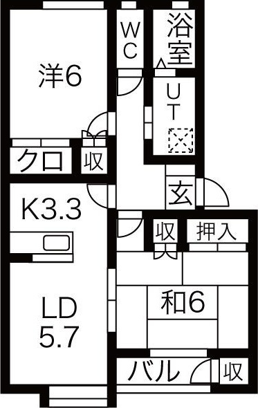 ソレアード・ルガールの間取り