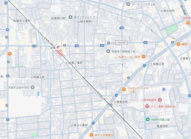 ★10(月)～16(日)現地見学可能！★京都市西京区上桂西居町　全2邸の地図