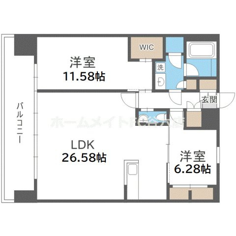 【間取り】 | プレジオ北浜