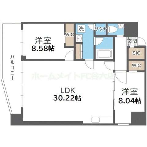 【間取り】 | プレジオ北浜
