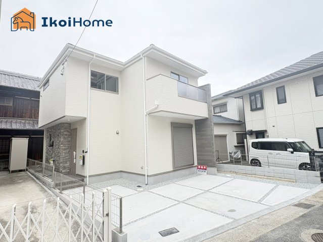 明石市二見町東二見　全1棟　新築戸建の駐車場|【ホームページに現地動画掲載中】●年中無休：当日予約可●軽四自動車を含むと3台も可能です！