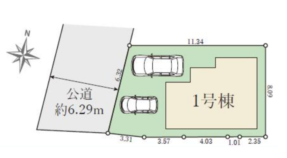 明石市二見町東二見　全1棟　新築戸建の周辺|【ホームページに現地動画掲載中】●年中無休：当日予約可●区画図です！前面道路もゆったり！