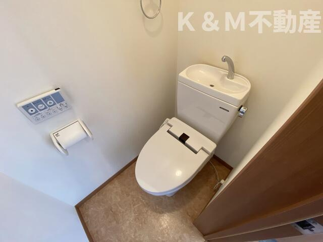 メゾンドグランのトイレ|コンパクトで使いやすいトイレです
